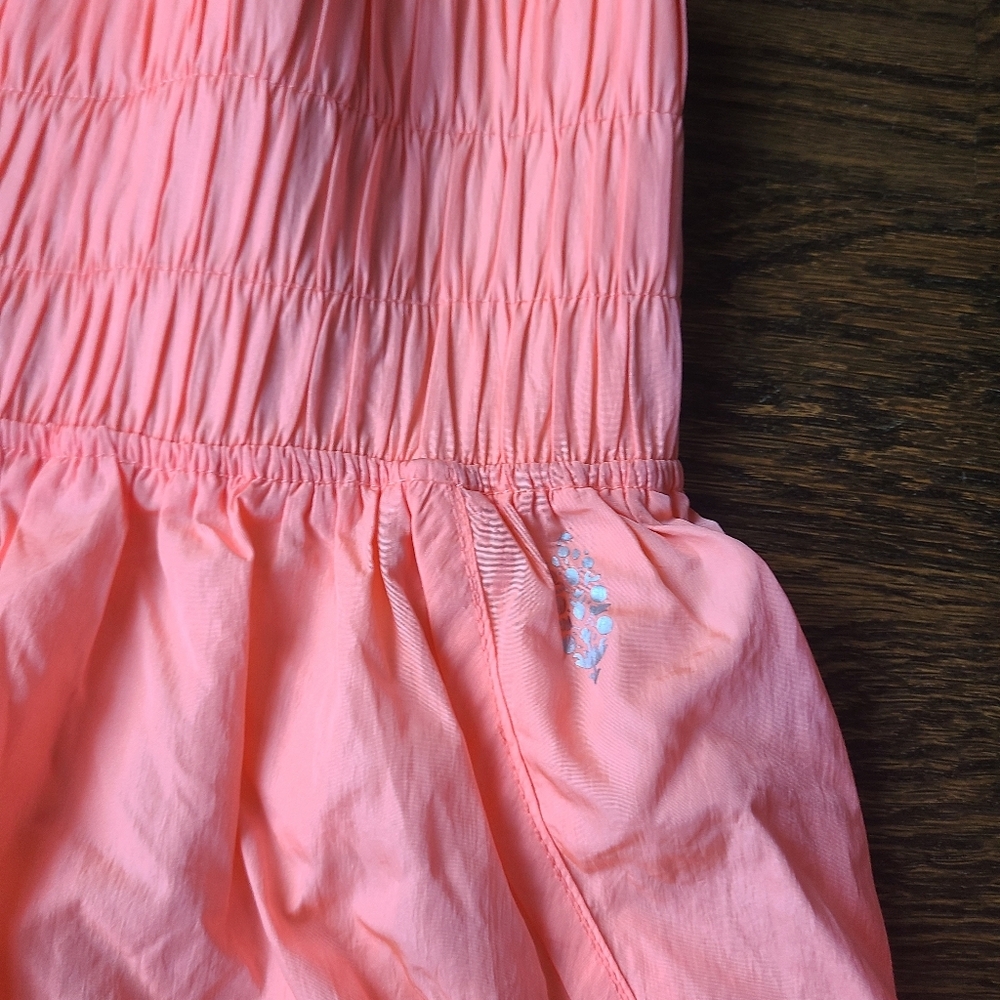 Free people Movement women's shorts size  M peach color - Picture 2 of 11